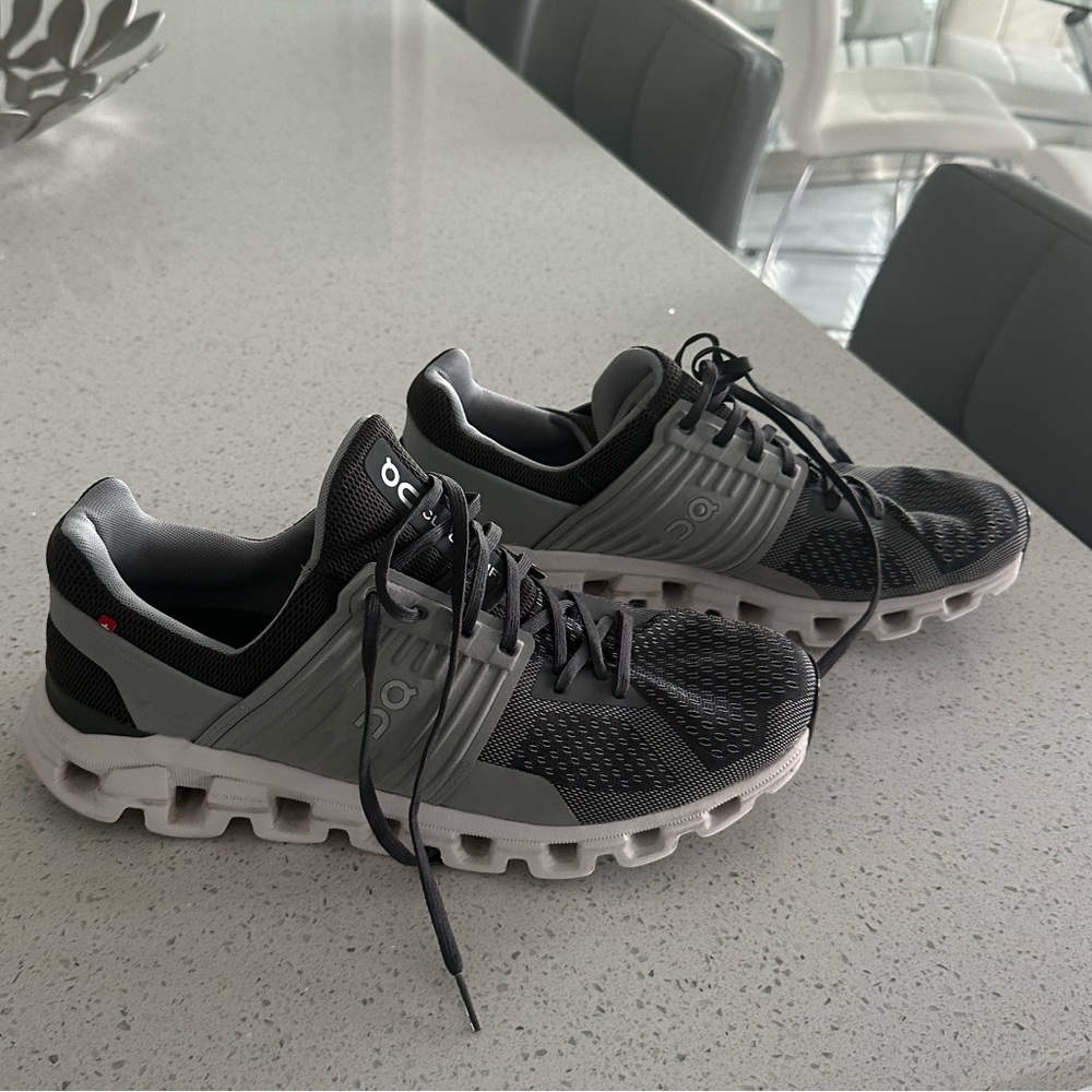 On cloud shoes